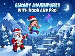 Spiel Snowy Adventures with Noob and Pro!