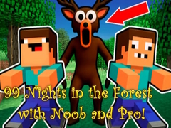 Spiel 99 Nights in the Forest with Noob and Pro!