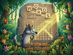Spiel Words Spy. Animals