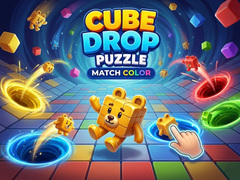Spiel Cube Drop Puzzle: Match Color