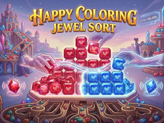 Spiel Happy Coloring Jewel Sort