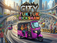 Spiel City Tuk Tuk Rickshaw