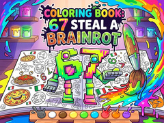 Spiel Coloring Book: 67 Steal A Brainrot