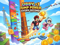 Spiel Obby +1 Jump Power Every Second