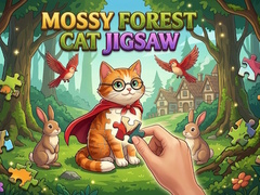 Spiel Mossy Forest Cat Jigsaw