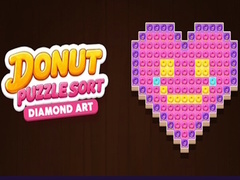 Spiel Donut Puzzle Sort Diamond Art