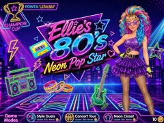 Spiel Ellie’s 80’s Neon Pop Star