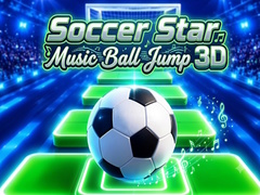 Spiel Soccer Star - Music Ball Jump 3D