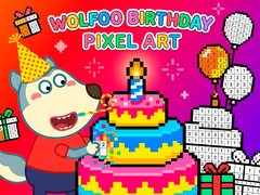 Spiel Wolfoo Birthday Pixel Art