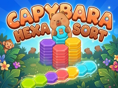Spiel Capybara Hexa Sort