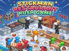 Spiel Stickman Restaurant Rush Game
