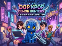 Spiel DOP KPop Demon Hunters: Finish Drawing Hantrix