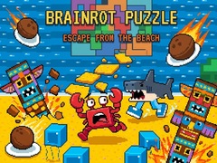 Spiel Brainrot Puzzle: Escape from the Beach
