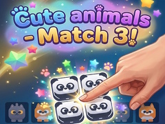 Spiel Cute animals - Match 3!