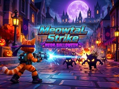 Spiel Meowtal Strike Neon Halloween
