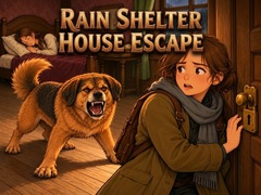 Spiel Rain Shelter House Escape