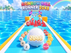 Spiel Rainbow Ball Runner 2048