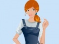 Spiel Paint girl dressup