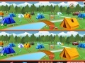 Spiel Camping Spot the difference