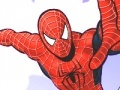 Spiel Spiderman flying: coloring
