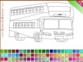 Spiel Double Decker Bus Coloring