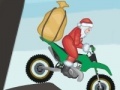 Spiel Santa on motorbike