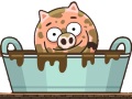 Piggy in einer Pfütze - online spielen 